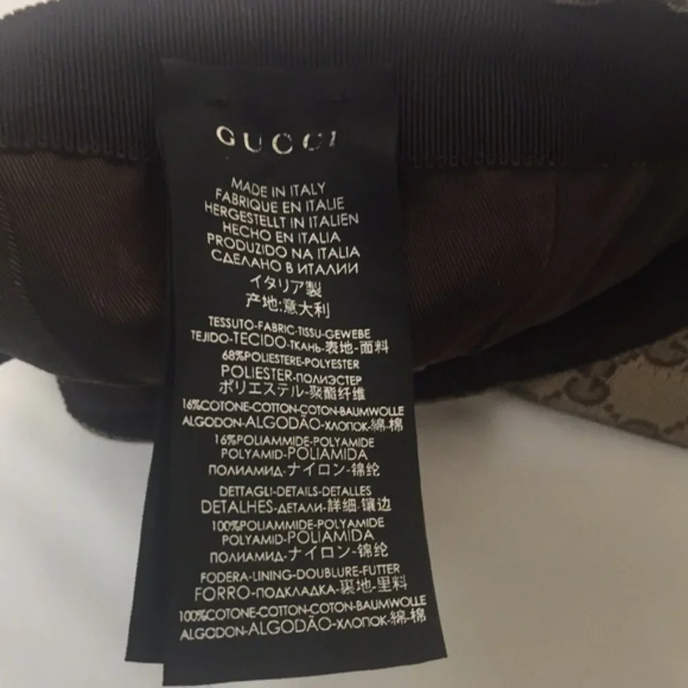 NWOT Authentic Original GUCCI Hat Size Medium - Picture 2 of 6